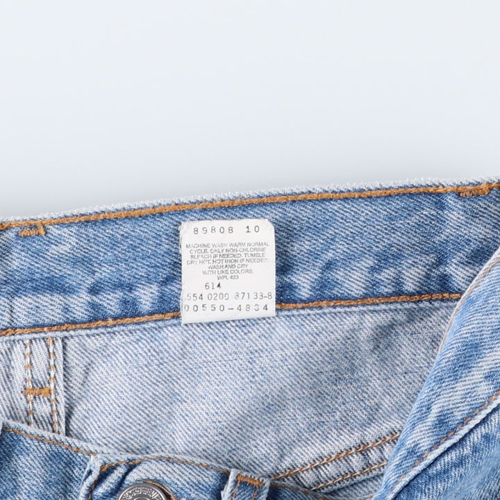 2000'S Levi's 550 Relaxed Fit Tapered Denim Pants, Made in USA, Men's Size W30 cotton blue type Vintage Second Hand