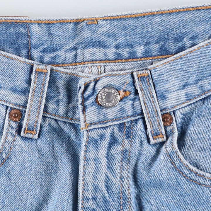2000'S Levi's 550 Relaxed Fit Tapered Denim Pants, Made in USA, Men's Size W30 cotton blue type Vintage Second Hand