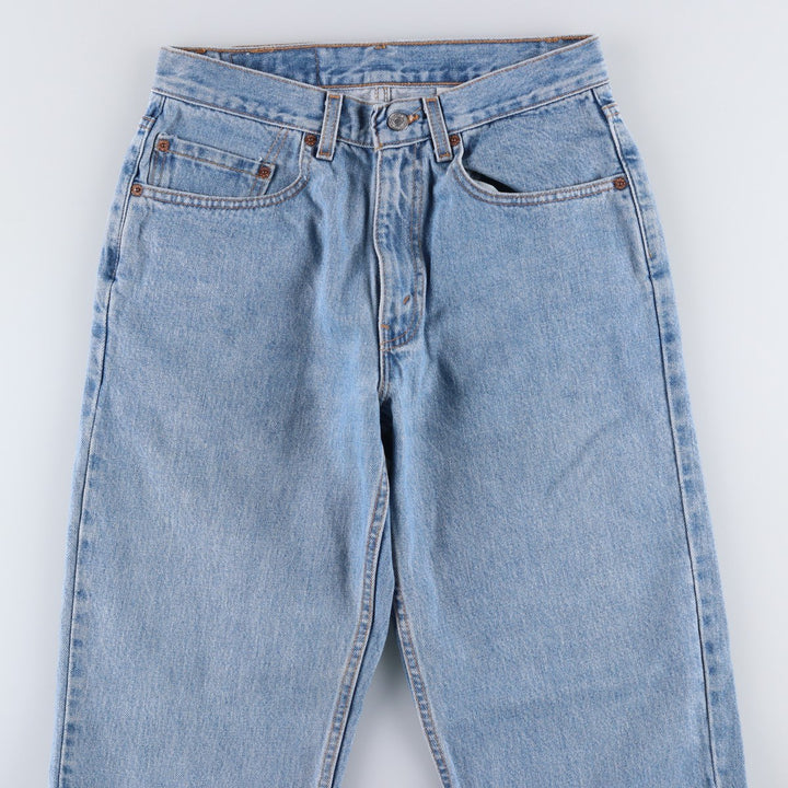 2000'S Levi's 550 Relaxed Fit Tapered Denim Pants, Made in USA, Men's Size W30 cotton blue type Vintage Second Hand