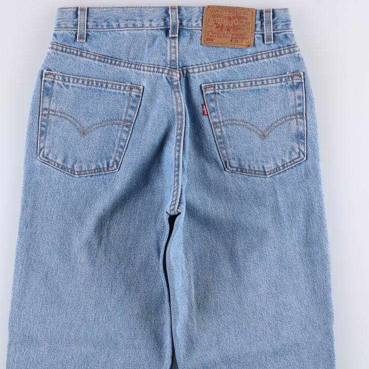 2000'S Levi's 550 Relaxed Fit Tapered Denim Pants, Made in USA, Men's Size W30 cotton blue type Vintage Second Hand