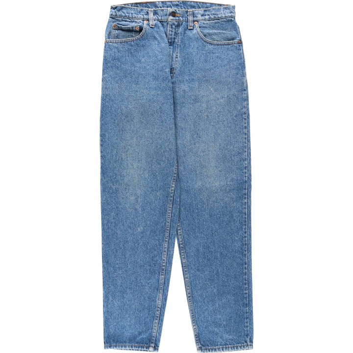 1990'S Levi's 550-4891 Tapered Denim Pants, Made in USA, Men's Size W31 (approx.), Vintage cotton blue type Vintage Second Hand