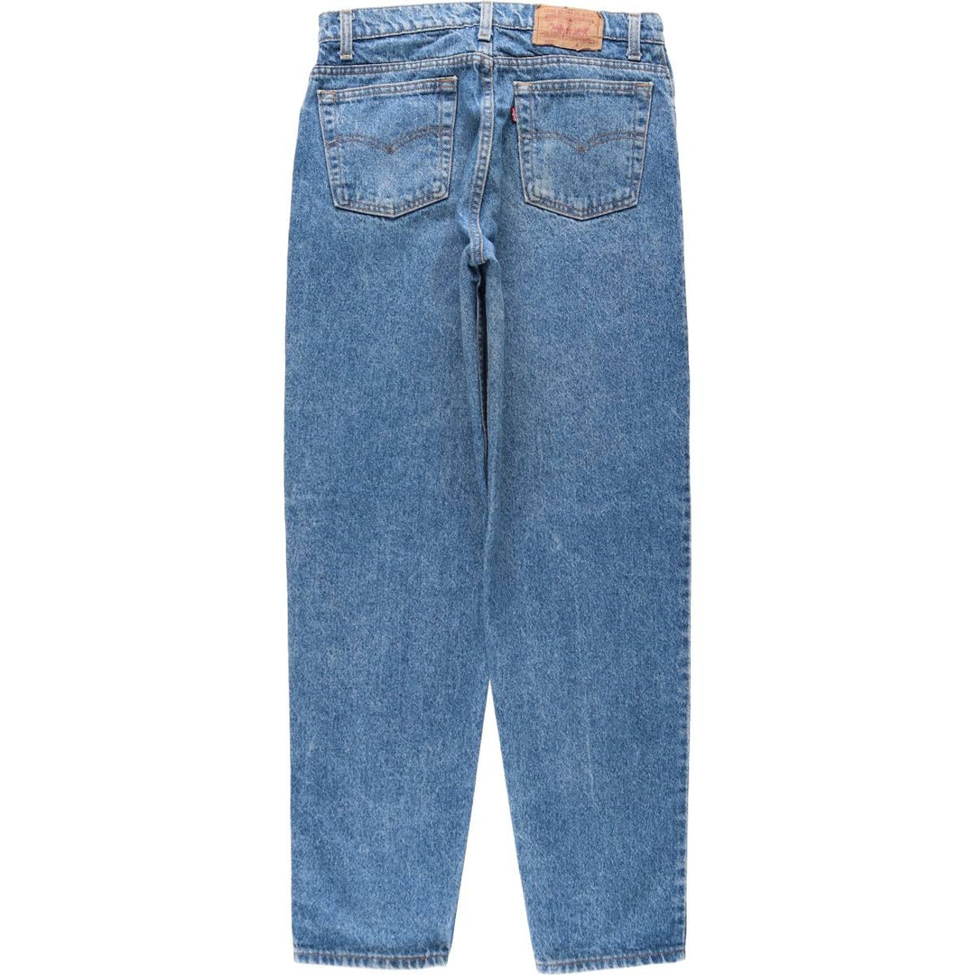 1990'S Levi's 550-4891 Tapered Denim Pants, Made in USA, Men's Size W31 (approx.), Vintage cotton blue type Vintage Second Hand