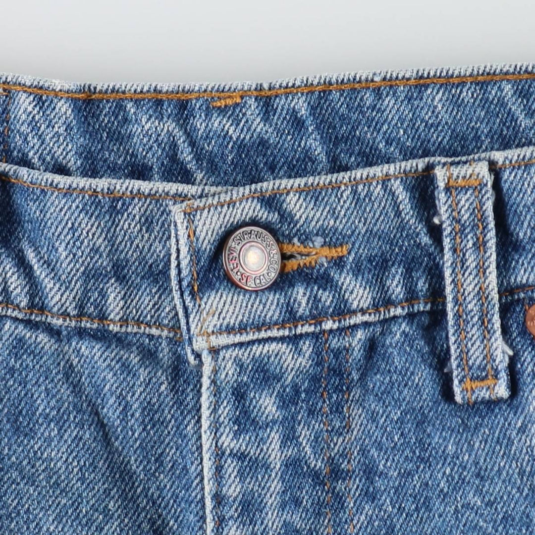 1990'S Levi's 550-4891 Tapered Denim Pants, Made in USA, Men's Size W31 (approx.), Vintage cotton blue type Vintage Second Hand