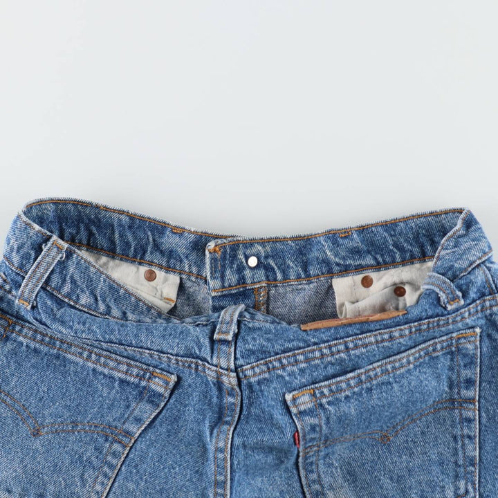 1990'S Levi's 550-4891 Tapered Denim Pants, Made in USA, Men's Size W31 (approx.), Vintage cotton blue type Vintage Second Hand