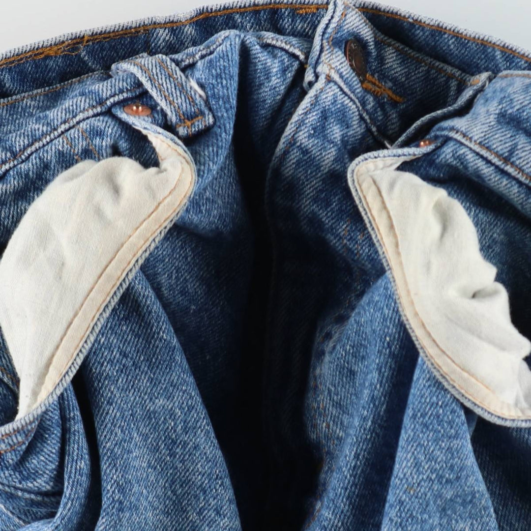1990'S Levi's 550-4891 Tapered Denim Pants, Made in USA, Men's Size W31 (approx.), Vintage cotton blue type Vintage Second Hand
