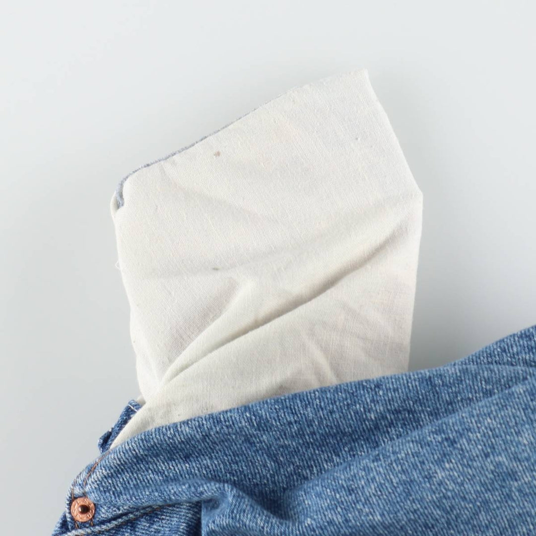 1990'S Levi's 550-4891 Tapered Denim Pants, Made in USA, Men's Size W31 (approx.), Vintage cotton blue type Vintage Second Hand