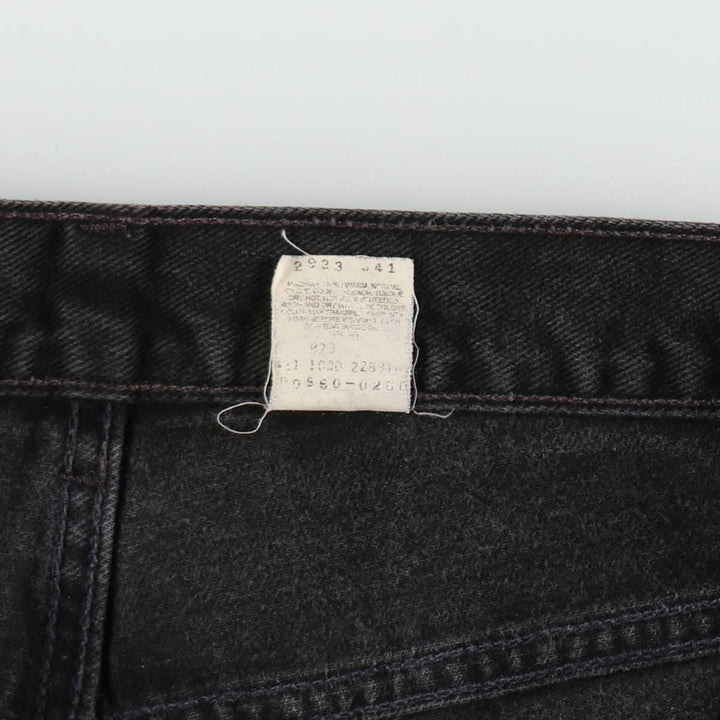 2000'S Levi's 560 Loose Fit Tapered Leg Black Denim Pants, Men's Size 34 cotton black type Vintage Second Hand