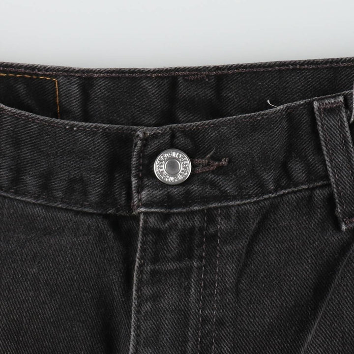 2000'S Levi's 560 Loose Fit Tapered Leg Black Denim Pants, Men's Size 34 cotton black type Vintage Second Hand
