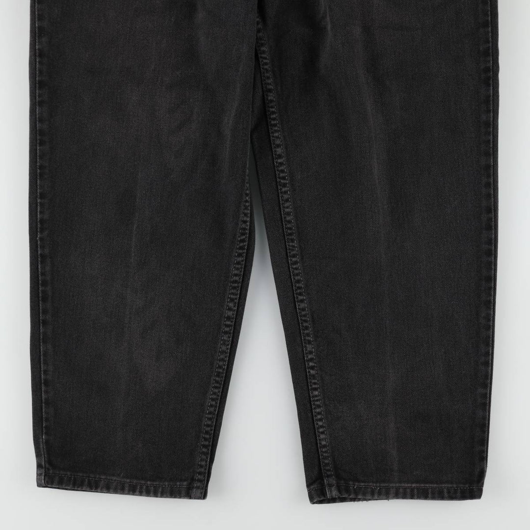 2000'S Levi's 560 Loose Fit Tapered Leg Black Denim Pants, Men's Size 34 cotton black type Vintage Second Hand