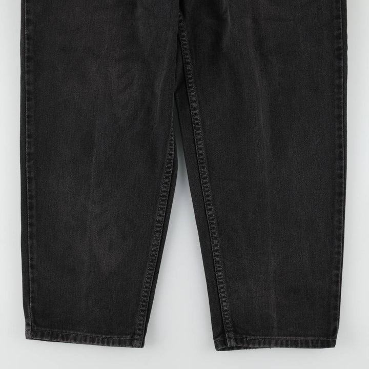 2000'S Levi's 560 Loose Fit Tapered Leg Black Denim Pants, Men's Size 34 cotton black type Vintage Second Hand
