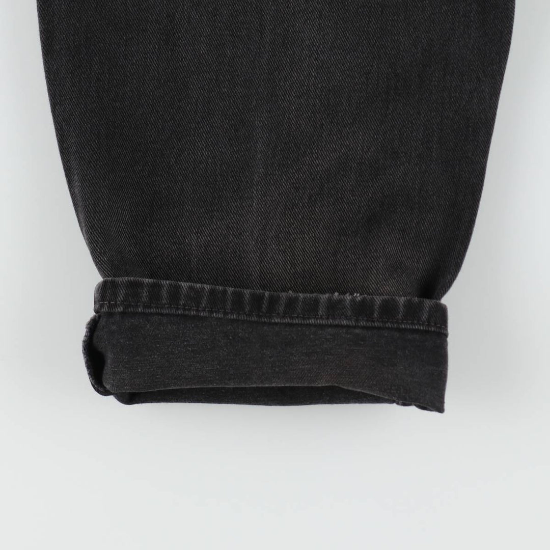 2000'S Levi's 560 Loose Fit Tapered Leg Black Denim Pants, Men's Size 34 cotton black type Vintage Second Hand