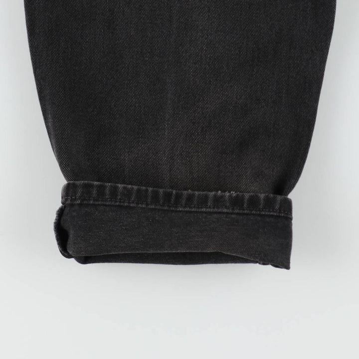 2000'S Levi's 560 Loose Fit Tapered Leg Black Denim Pants, Men's Size 34 cotton black type Vintage Second Hand
