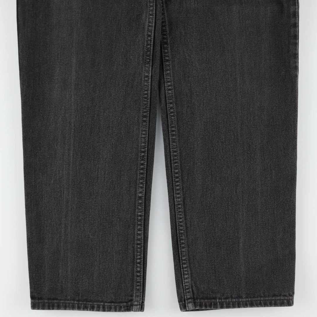 00'S Levi's 550 Relaxed Fit Black Denim Tapered Denim Pants Men's W32 cotton black type Vintage Second Hand