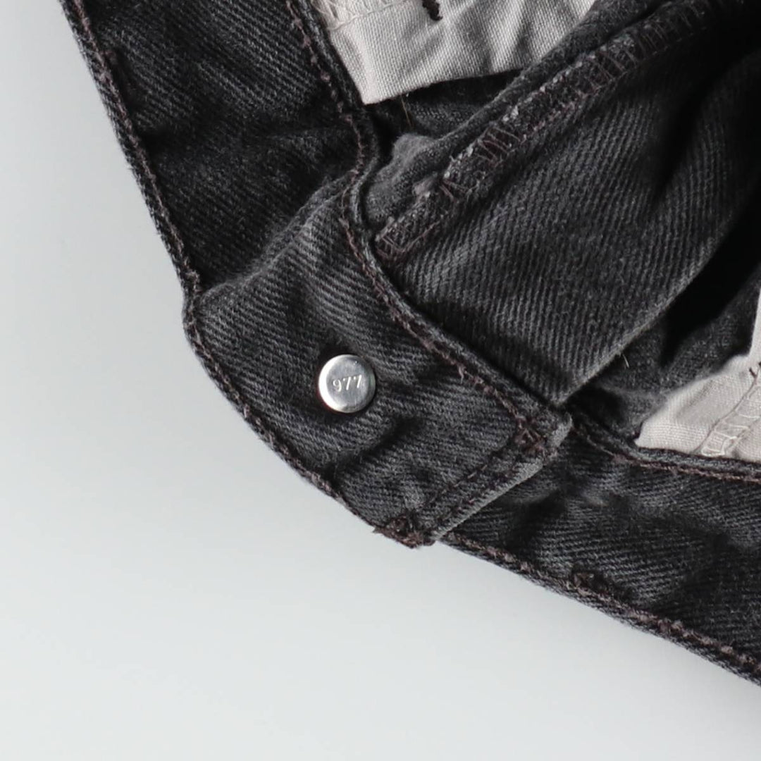 00'S Levi's 550 Relaxed Fit Black Denim Tapered Denim Pants Men's W34 cotton black type Vintage Second Hand
