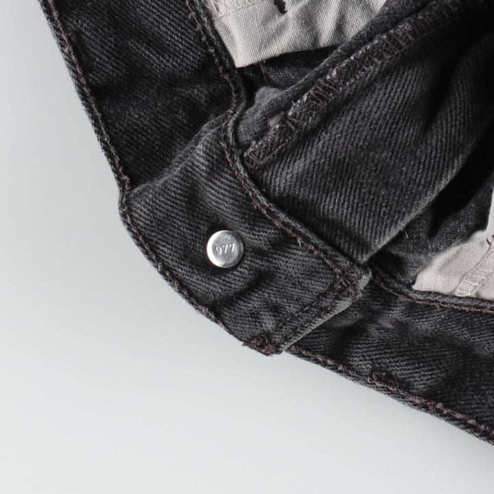 00'S Levi's 550 Relaxed Fit Black Denim Tapered Denim Pants Men's W34 cotton black type Vintage Second Hand