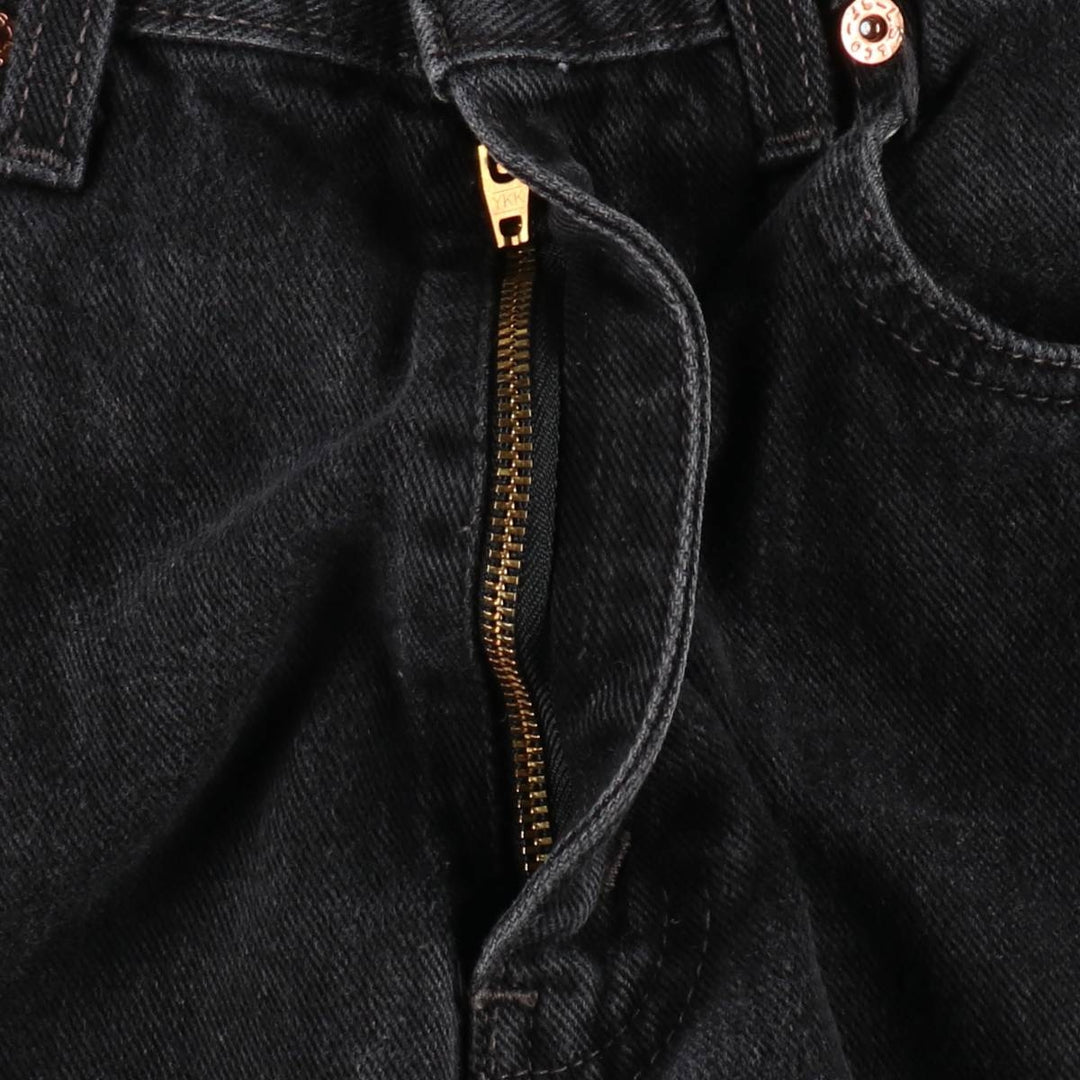 00'S Levi's 550 Relaxed Fit Black Denim Tapered Denim Pants Men's W31 cotton black type Vintage Second Hand