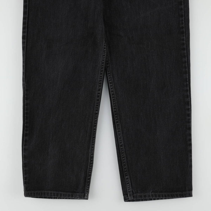 00'S Levi's 550 Relaxed Fit Black Denim Tapered Denim Pants Men's W31 cotton black type Vintage Second Hand