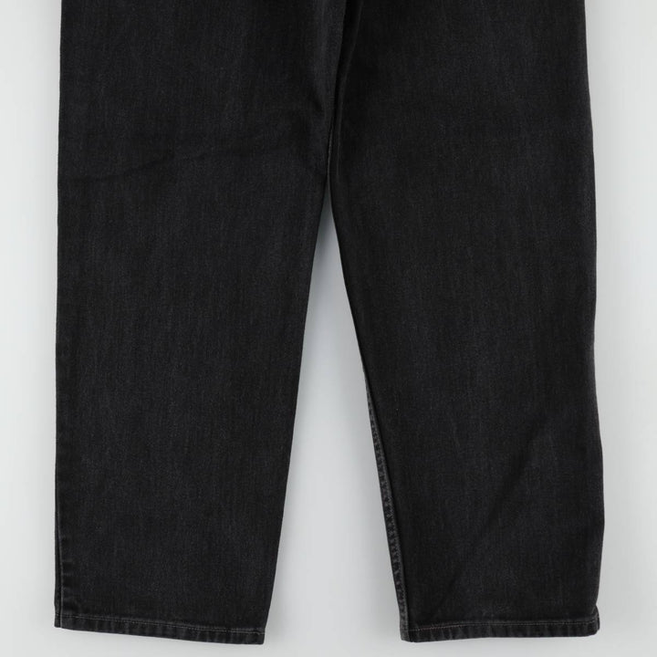 00'S Levi's 550 Relaxed Fit Black Denim Tapered Denim Pants Men's W31 cotton black type Vintage Second Hand