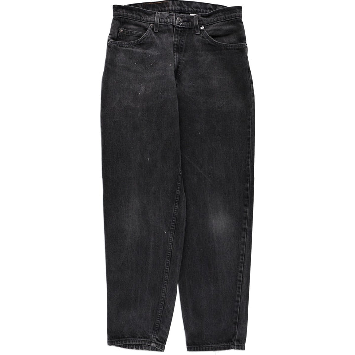 90'S Levi's 560 Loose Fit Tapered Leg Orange Tab Tapered Denim Pants, Men's W30 (approx.), Vintage cotton black type Vintage Second Hand