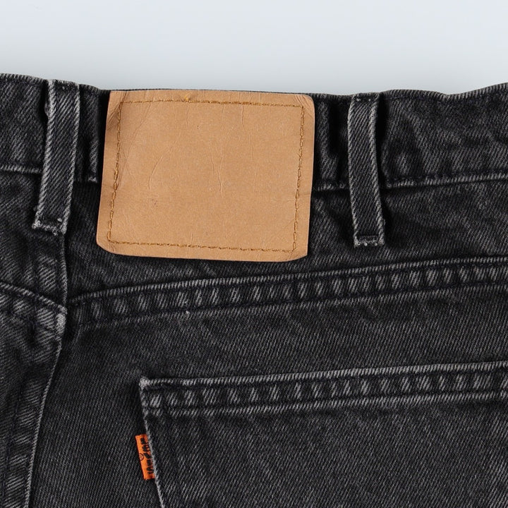 90'S Levi's 560 Loose Fit Tapered Leg Orange Tab Tapered Denim Pants, Men's W30 (approx.), Vintage cotton black type Vintage Second Hand