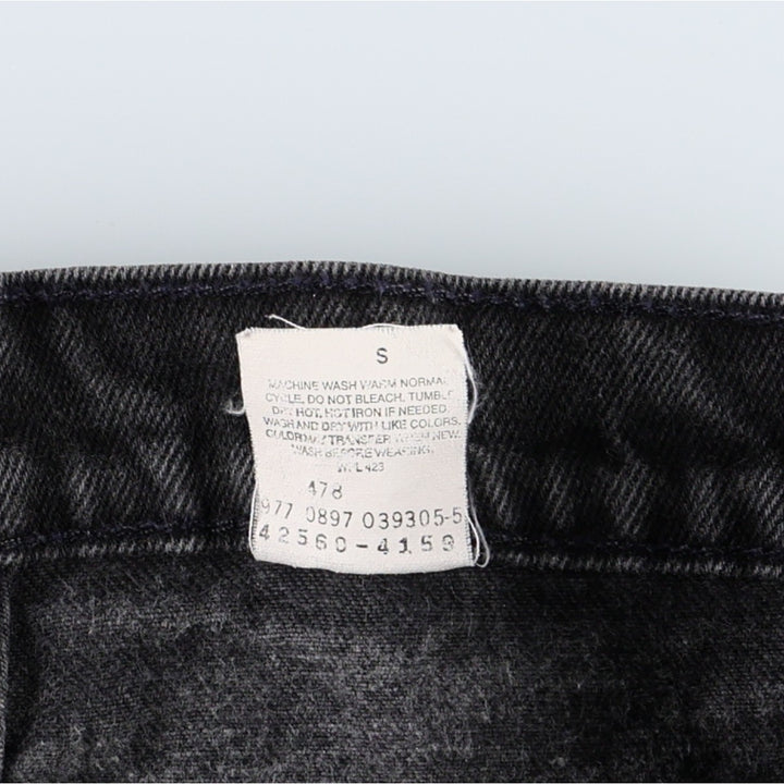 90'S Levi's 560 Loose Fit Tapered Leg Orange Tab Tapered Denim Pants, Men's W30 (approx.), Vintage cotton black type Vintage Second Hand