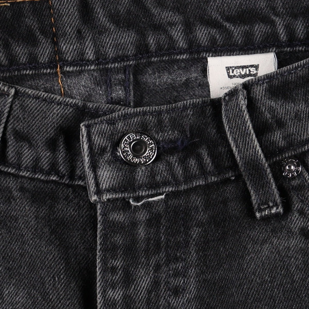 90'S Levi's 560 Loose Fit Tapered Leg Orange Tab Tapered Denim Pants, Men's W30 (approx.), Vintage cotton black type Vintage Second Hand