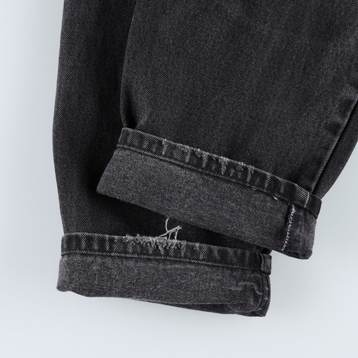 90'S Levi's 560 Loose Fit Tapered Leg Orange Tab Tapered Denim Pants, Men's W30 (approx.), Vintage cotton black type Vintage Second Hand
