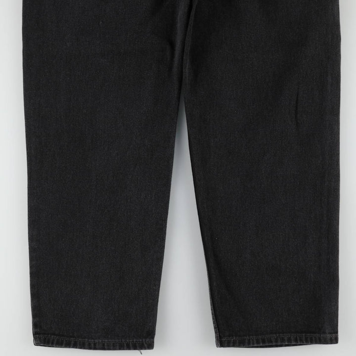 2000'S Levi's 550 Relaxed Fit Black Denim Tapered Jeans, Made in Canada, Men's W35 (approx.) cotton black type Vintage Second Hand