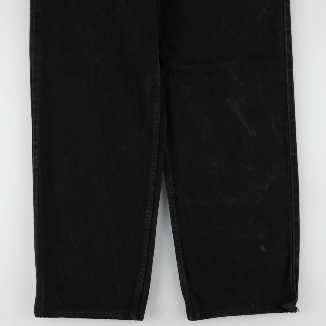 90'S Levi's 550 Relaxed Fit Black Denim Tapered Denim Pants Men's W34 Vintage cotton black type Vintage Second Hand