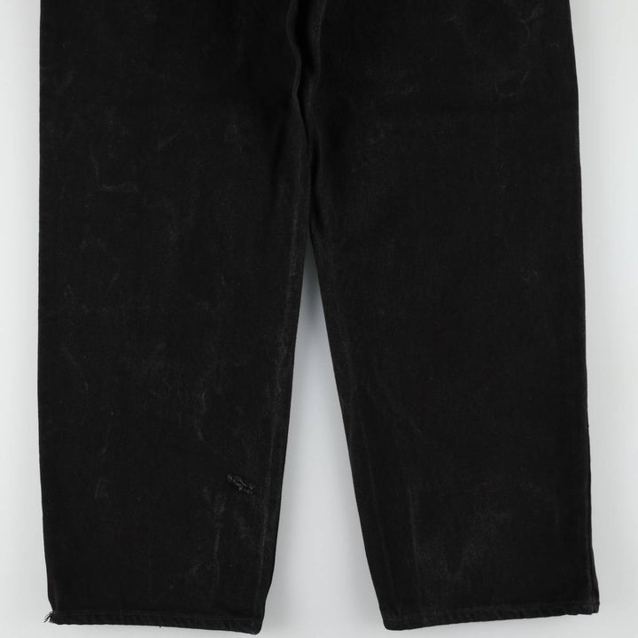 90'S Levi's 550 Relaxed Fit Black Denim Tapered Denim Pants Men's W34 Vintage cotton black type Vintage Second Hand