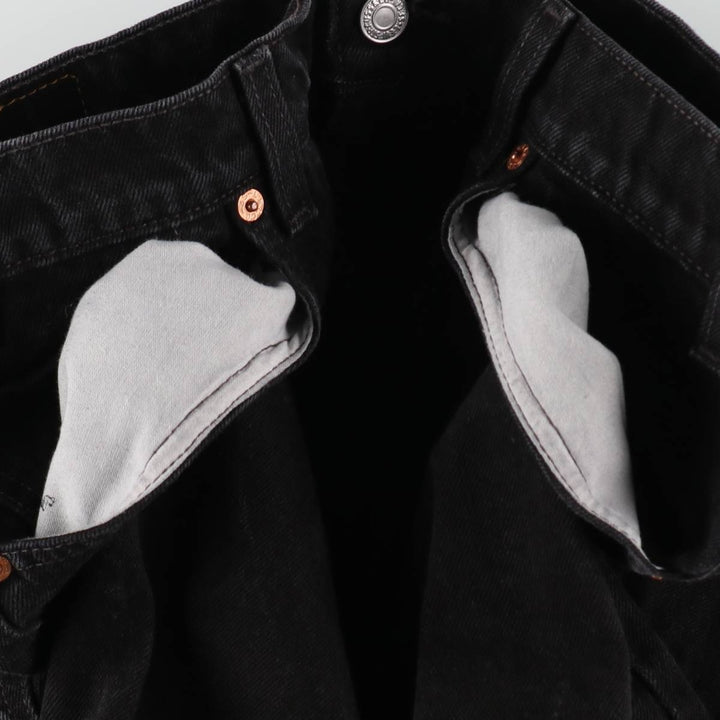 90'S Levi's 550 Relaxed Fit Black Denim Tapered Denim Pants Men's W34 Vintage cotton black type Vintage Second Hand