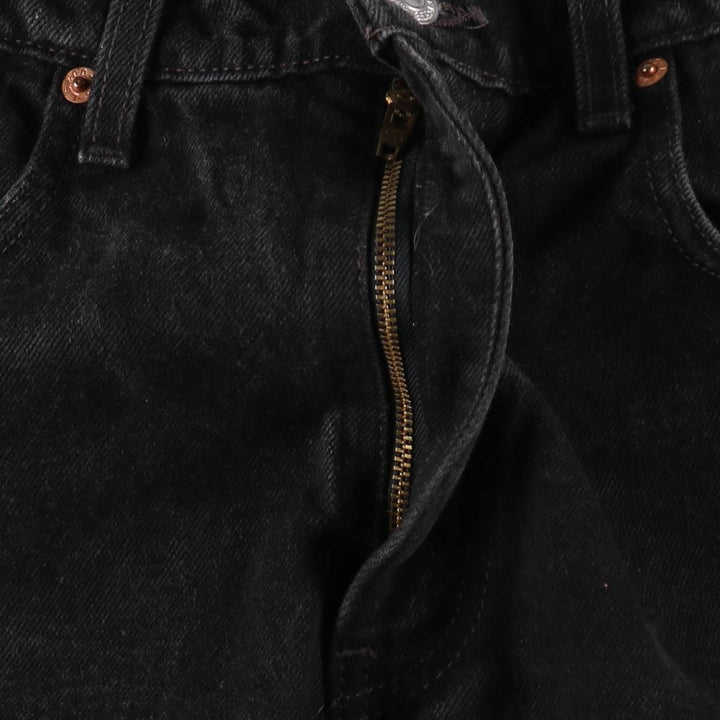 90'S Levi's 550 Relaxed Fit Black Denim Tapered Jeans, Men's Size W32 (approx.), Vintage cotton black type Vintage Second Hand