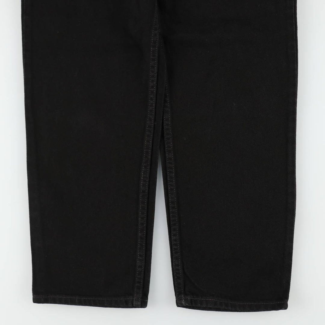 2000'S Levi's 550 Relaxed Fit Tapered Denim Pants, Black, Men's, Size W30 cotton black type Vintage Second Hand