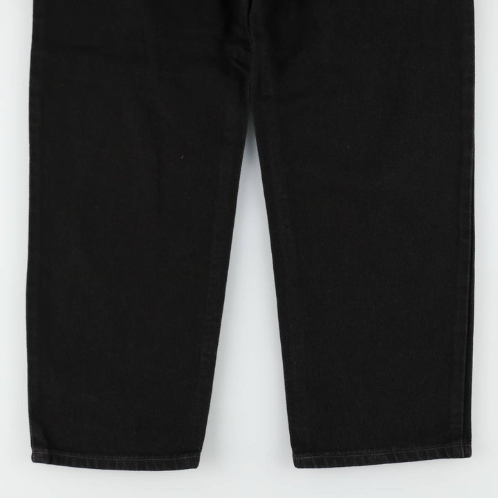 2000'S Levi's 550 Relaxed Fit Tapered Denim Pants, Black, Men's, Size W30 cotton black type Vintage Second Hand