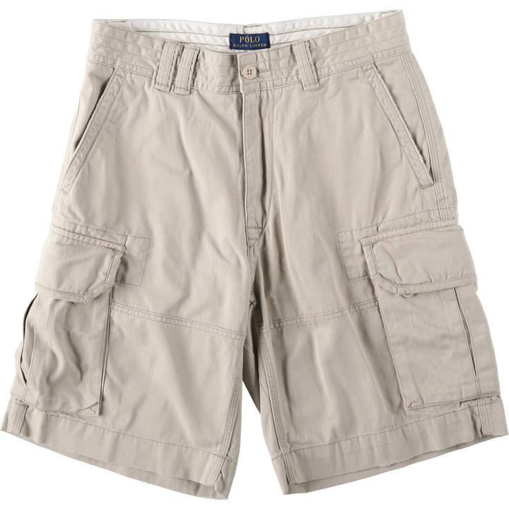 Ralph Lauren POLO RALPH LAUREN cargo shorts short pants men's w32 equivalent cotton Beige type Vintage Second Hand