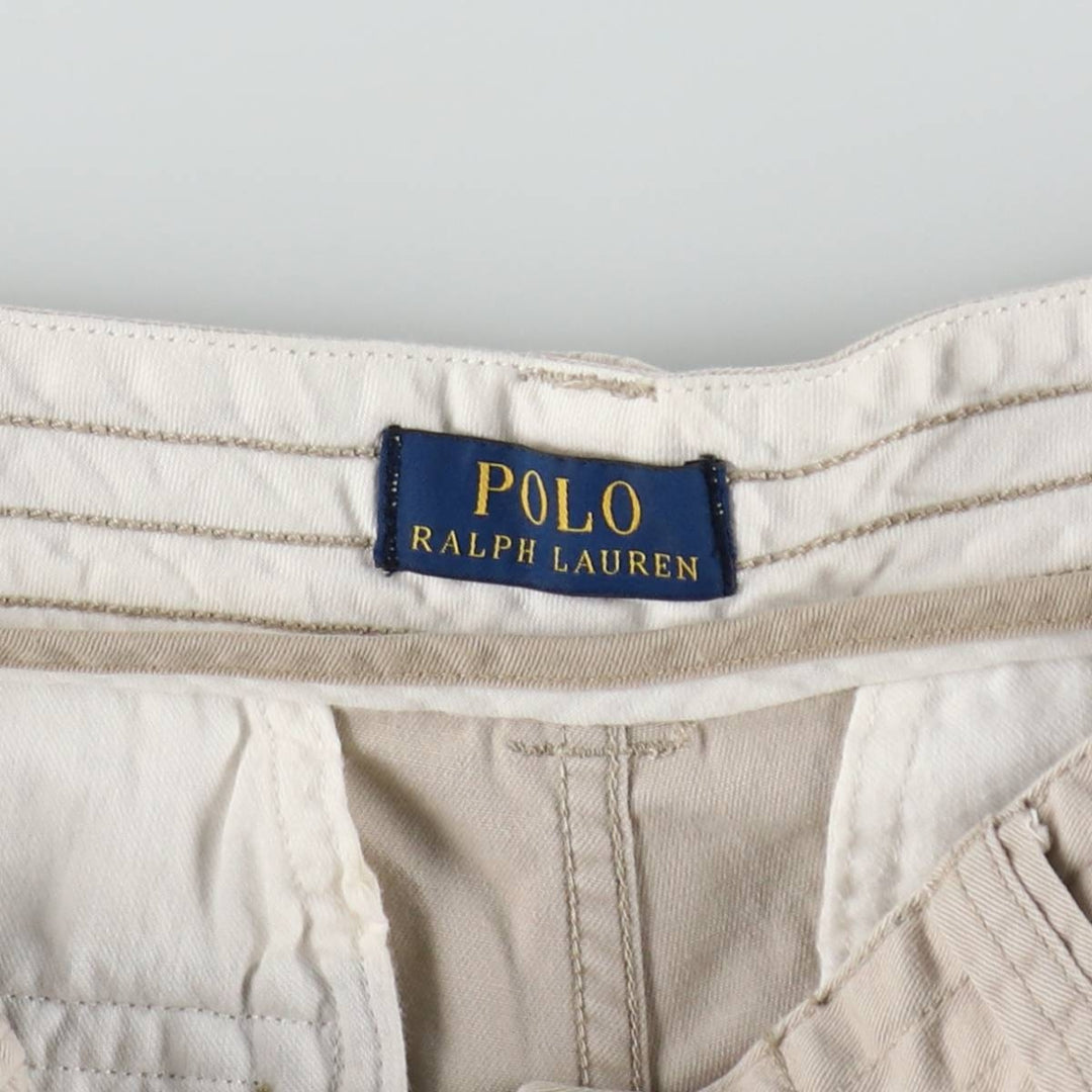 Ralph Lauren POLO RALPH LAUREN cargo shorts short pants men's w32 equivalent cotton Beige type Vintage Second Hand