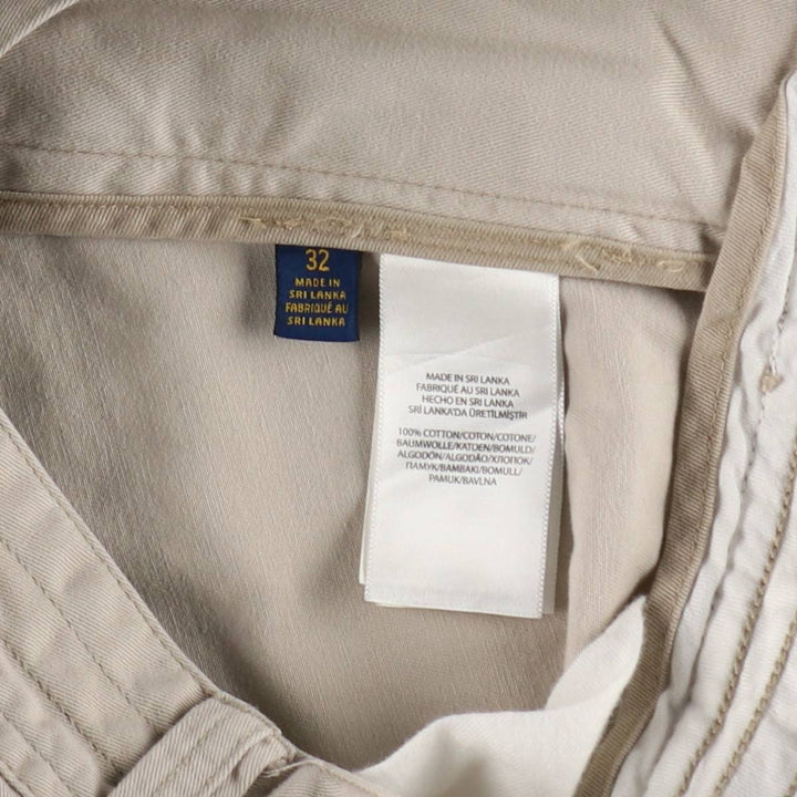 Ralph Lauren POLO RALPH LAUREN cargo shorts short pants men's w32 equivalent cotton Beige type Vintage Second Hand