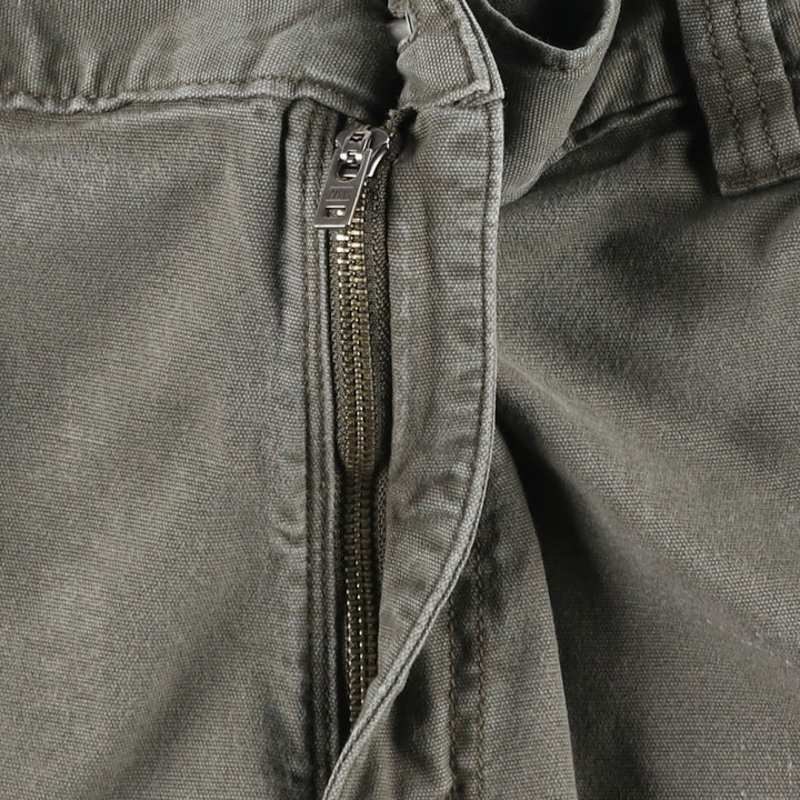 Carhartt Loose Fit Duck Canvas Painter Shorts (Men's W39 equivalent) cotton Khaki type Vintage Second Hand