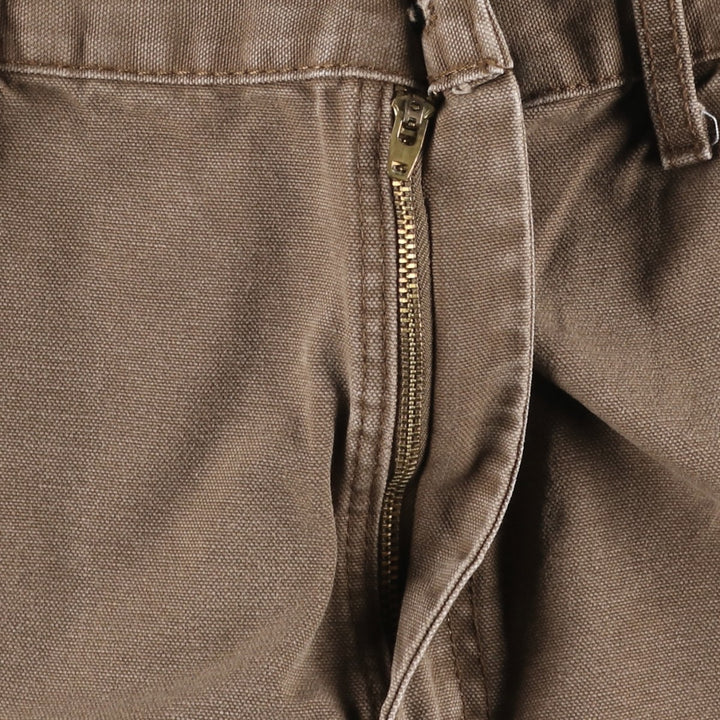 Dickies Relaxed Fit Duck Cargo Shorts (Men's W39 equivalent) cotton brown type Vintage Second Hand