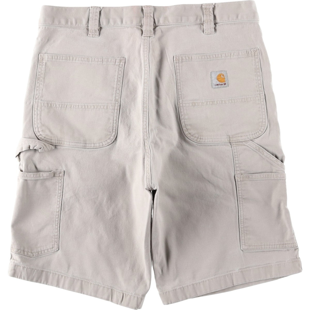 Carhartt Relaxed Fit Duck Work Shorts, Half Pants, Men's, W36 cotton Beige type Vintage Second Hand