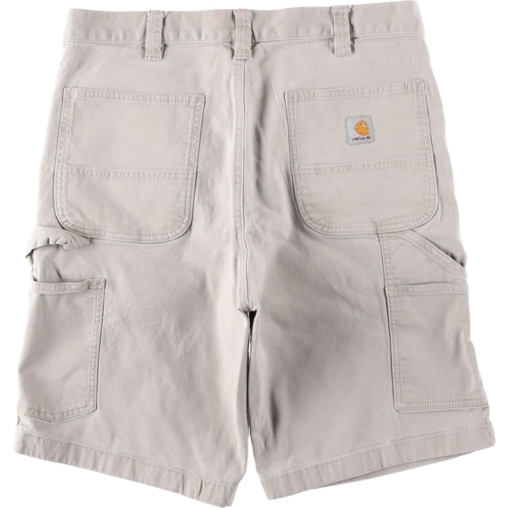 Carhartt Relaxed Fit Duck Work Shorts, Half Pants, Men's, W36 cotton Beige type Vintage Second Hand