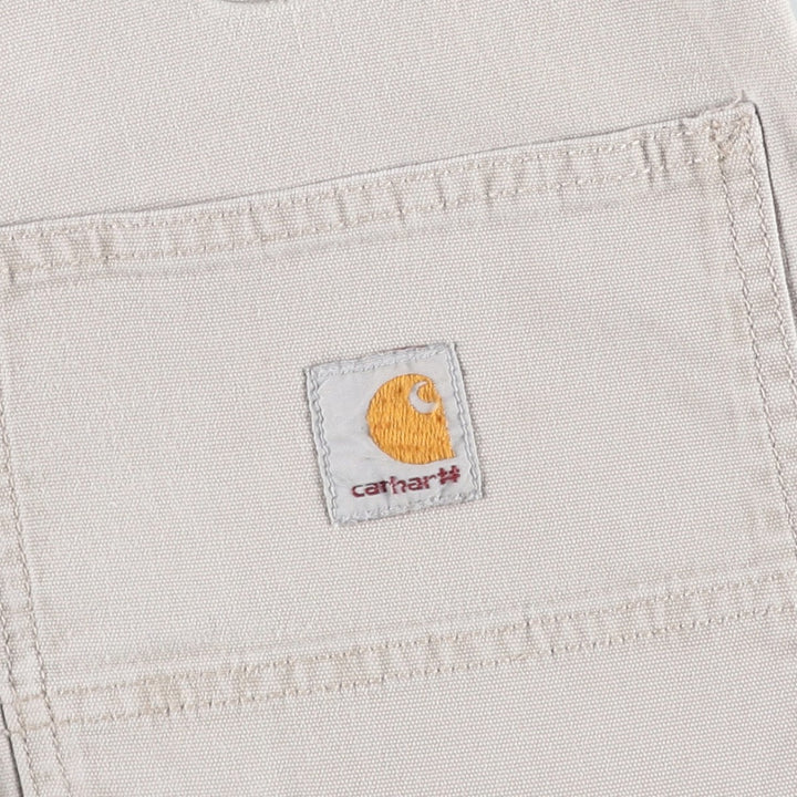 Carhartt Relaxed Fit Duck Work Shorts, Half Pants, Men's, W36 cotton Beige type Vintage Second Hand