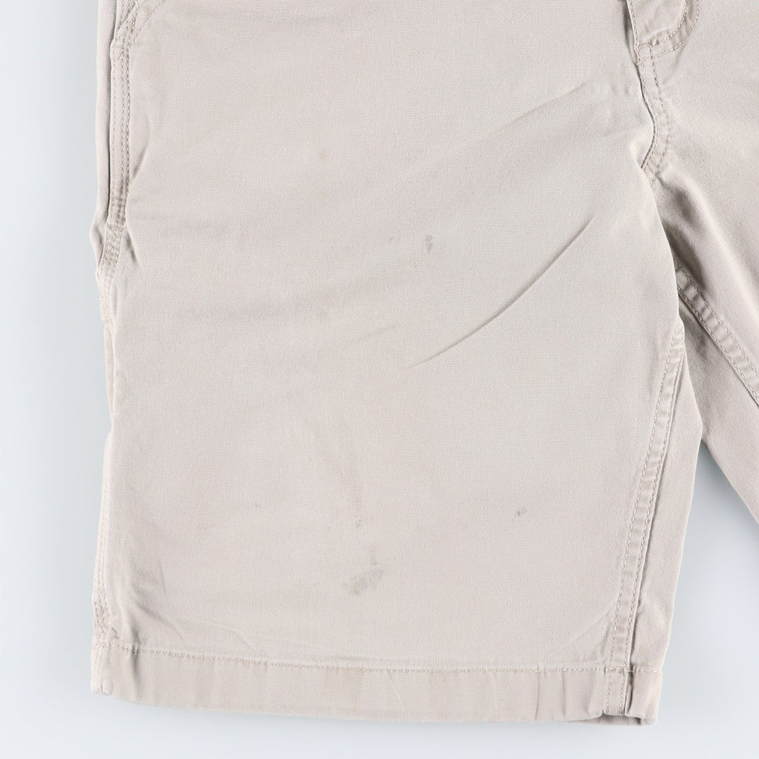 Carhartt Relaxed Fit Duck Work Shorts, Half Pants, Men's, W36 cotton Beige type Vintage Second Hand