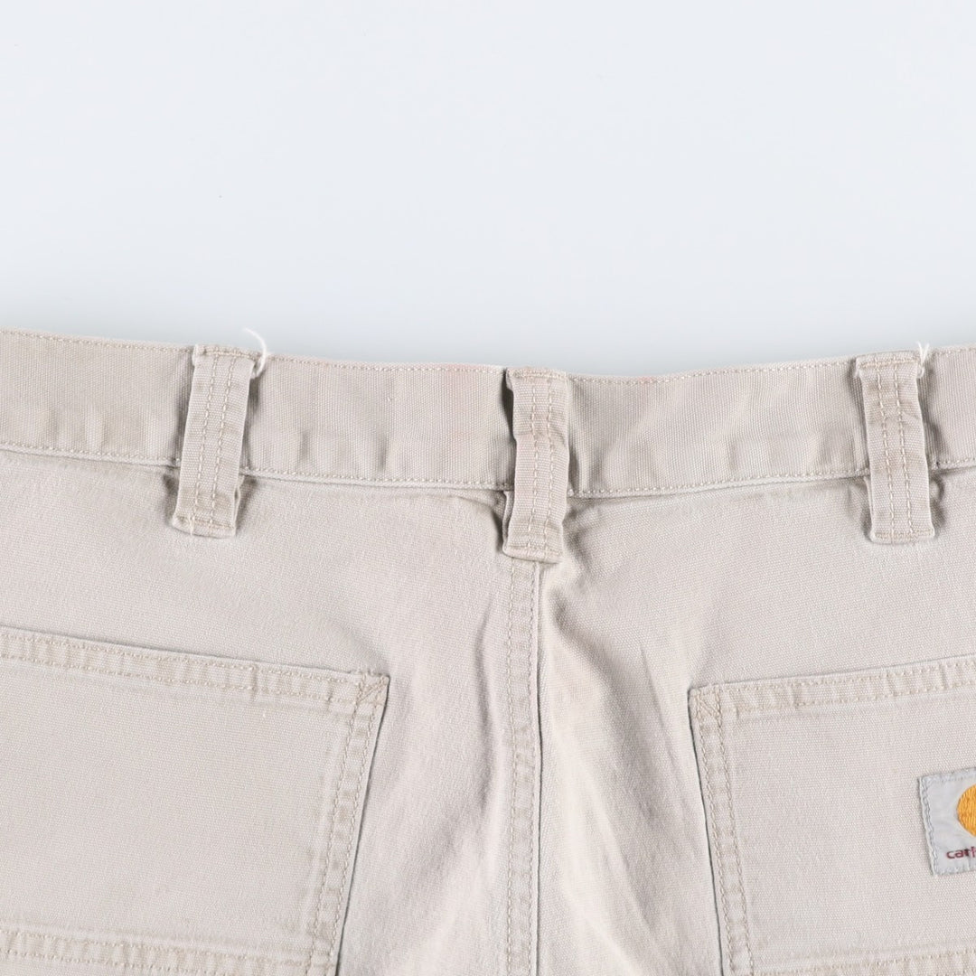 Carhartt Relaxed Fit Duck Work Shorts, Half Pants, Men's, W36 cotton Beige type Vintage Second Hand