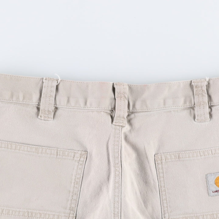 Carhartt Relaxed Fit Duck Work Shorts, Half Pants, Men's, W36 cotton Beige type Vintage Second Hand