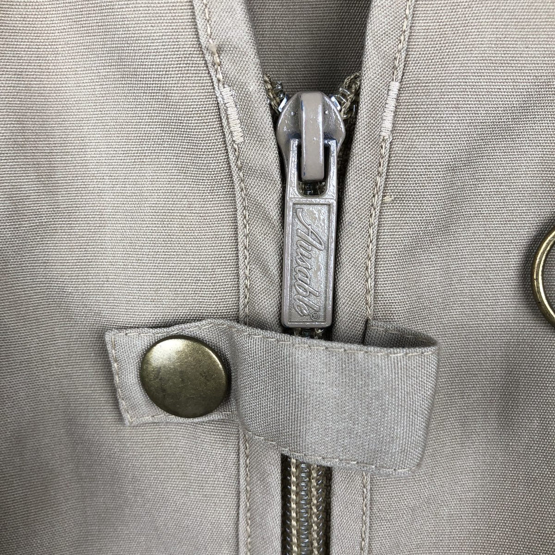 90'S Ausable fishing vest, men's size L equivalent, vintage. polyester Beige type Vintage Second Hand