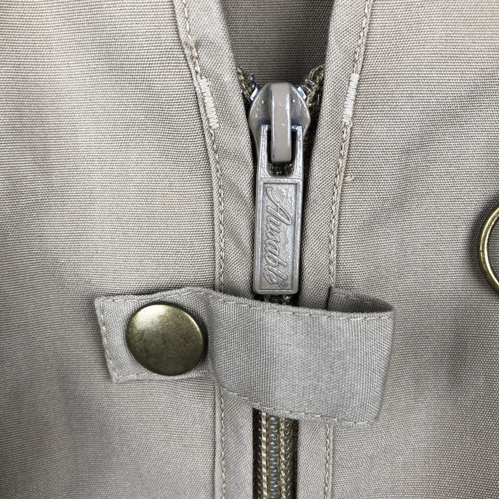 90'S Ausable fishing vest, men's size L equivalent, vintage. polyester Beige type Vintage Second Hand