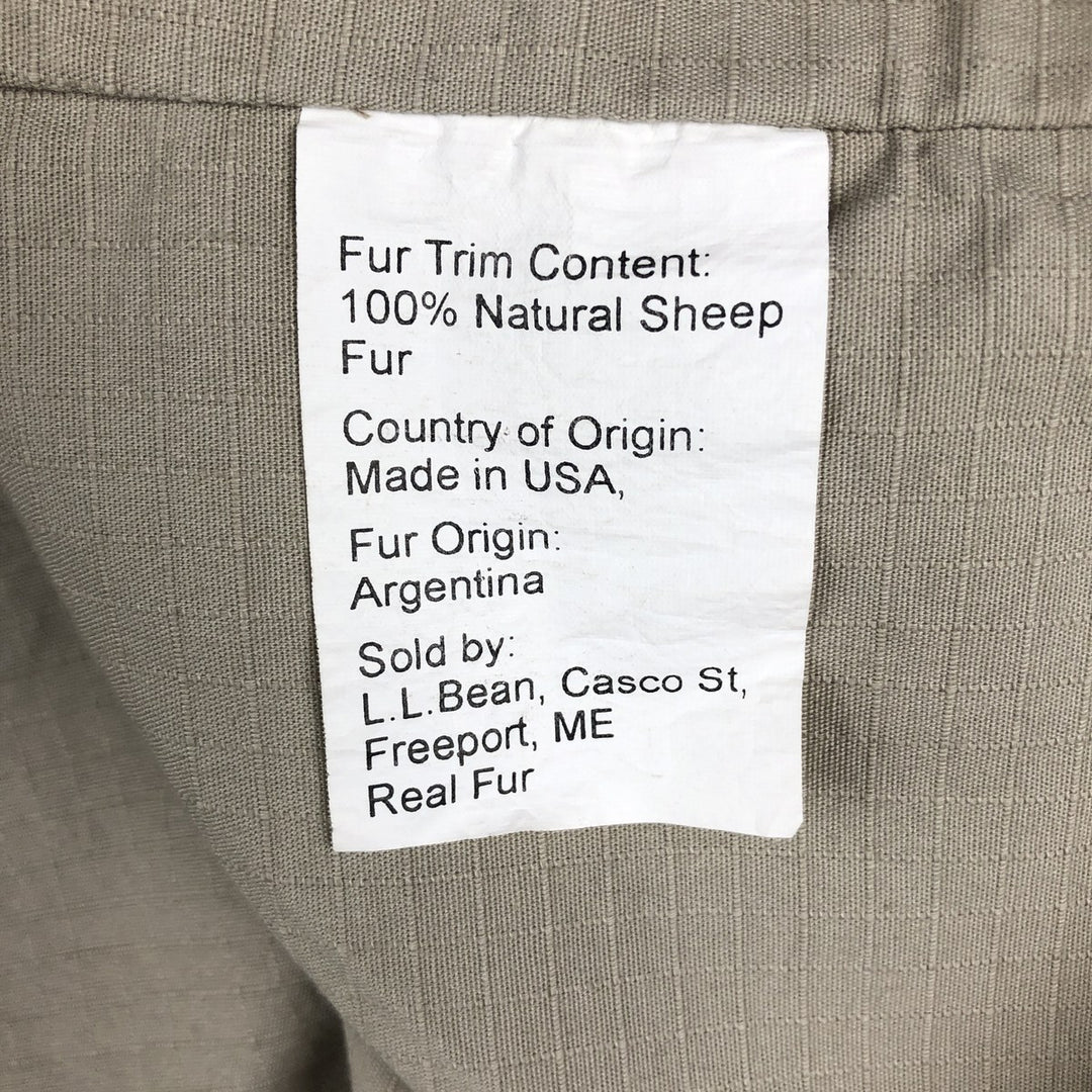 90'S LLBean Ripstop Safari Vest, Men's XL equivalent, Vintage cotton Khaki type beige Vintage Second Hand