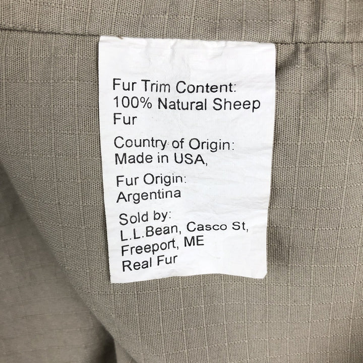 90'S LLBean Ripstop Safari Vest, Men's XL equivalent, Vintage cotton Khaki type beige Vintage Second Hand