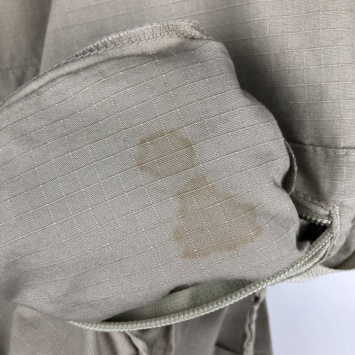 90'S LLBean Ripstop Safari Vest, Men's XL equivalent, Vintage cotton Khaki type beige Vintage Second Hand